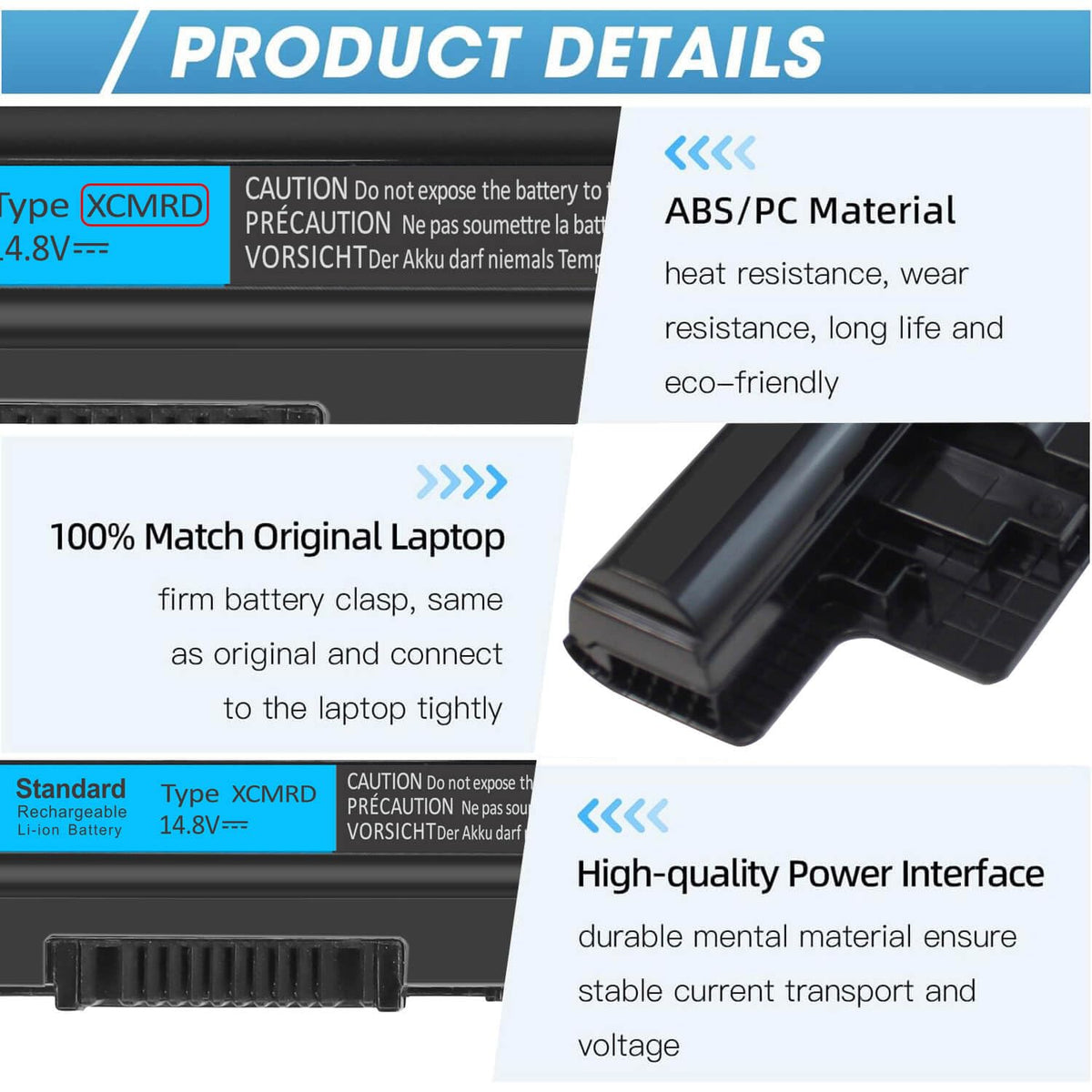 ZAYAUPVL Latitude 3440 battery XCMRD powers work on the go