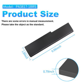 ZAYAUPVL PA3817U-1BRS battery for Toshiba Satellite L655 — steady everyday use.