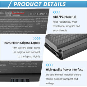 ZAYAUPVL PA3817U-1BRS battery for Toshiba Satellite L745 — longer sessions between charges.