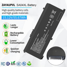 ZAYAUPVL SA04XL top label close-up showing voltage and capacity for reliability