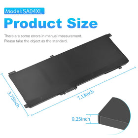 ZAYAUPVL SA04XL installed in an HP Envy x360 demonstrating easy replacement benefit