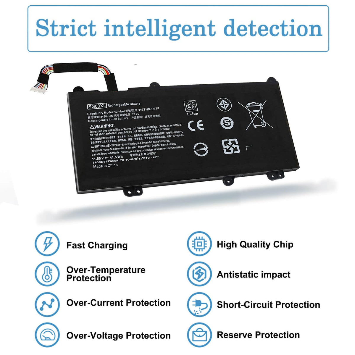 SG03XL battery suitable for HP Envy M7 series power replacement