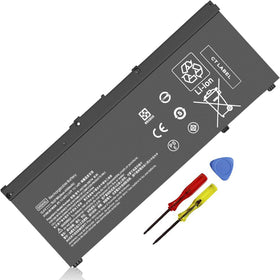 ZAYAUPVL SR04XL battery for HP Omen 15 closeup of 4-cell 70.07Wh design for reliable power