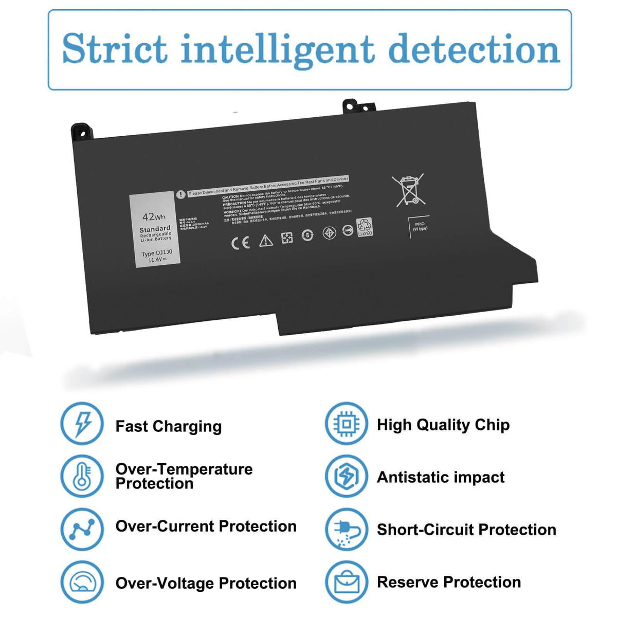 Tools included for battery installation in the package