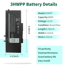 ZAYAUPVL close-up label with model 3HWPP and clear compatibility details