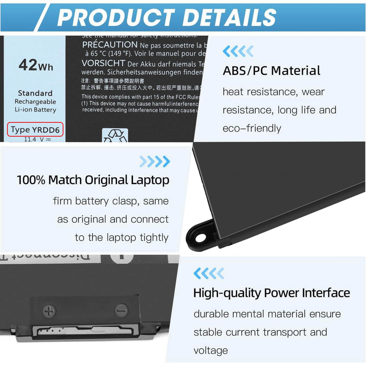 ZAYAUPVL battery with screwdrivers and manual for easy DIY installation benefit