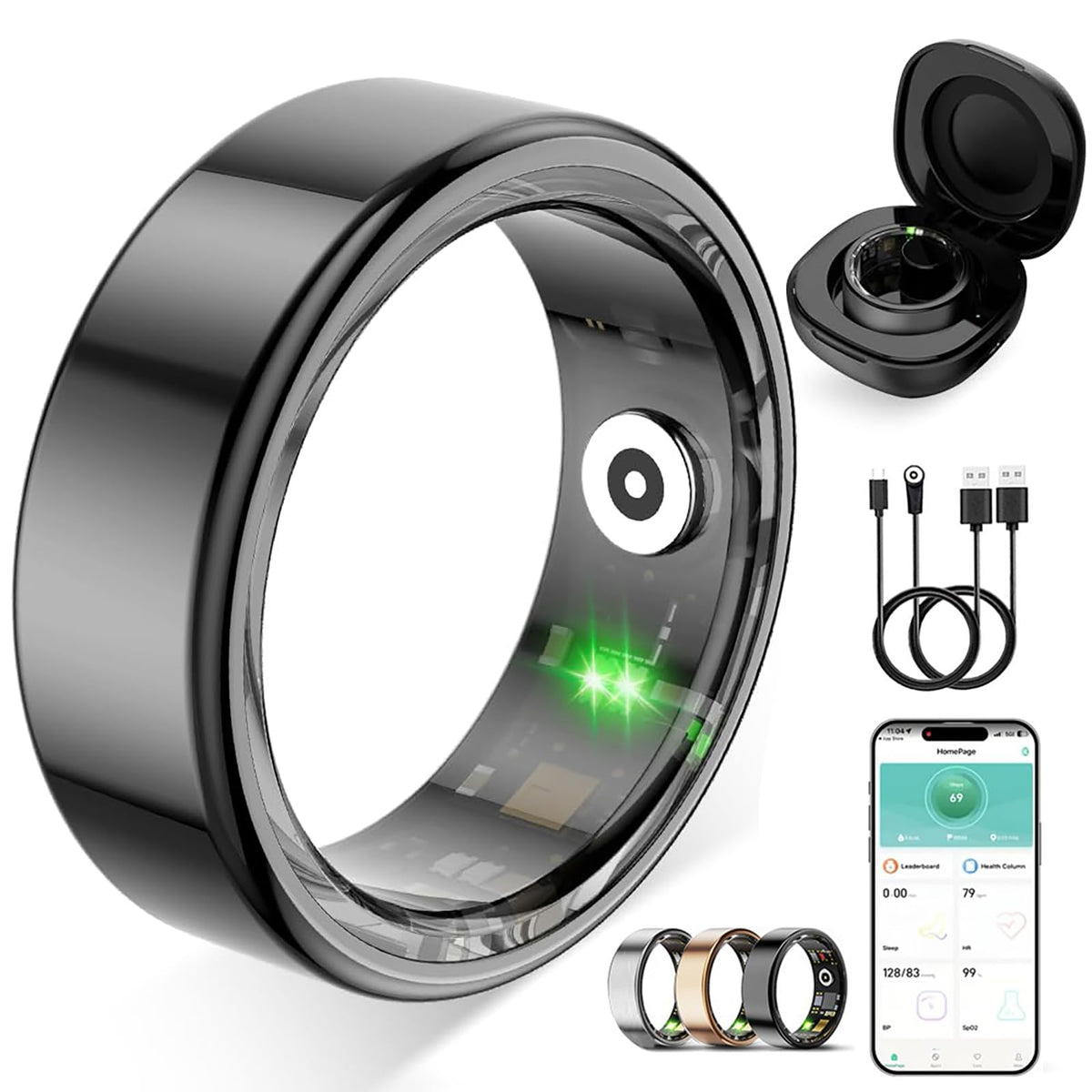ZBNMY front packaging showing ring and included accessories, clear product benefits