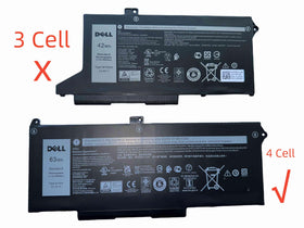 ZBTZMC RJ40G 63Wh battery for Dell Latitude 5520, packaging shows ready-to-install replacement