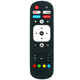 ZdalaMit remote on living-room sofa controlling JVC Android TV