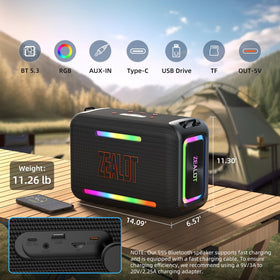 ZEALOT Bluetooth 5.3 connection ensuring fast wireless pairing.