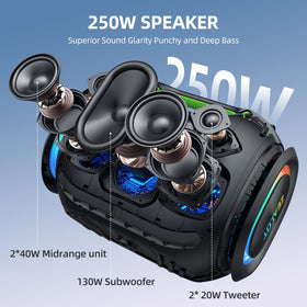 ZEALOT loud speaker waterproof side profile ready for any weather