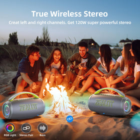 ZEALOT P12 DSP XBass tech enhances highs and bass clarity.