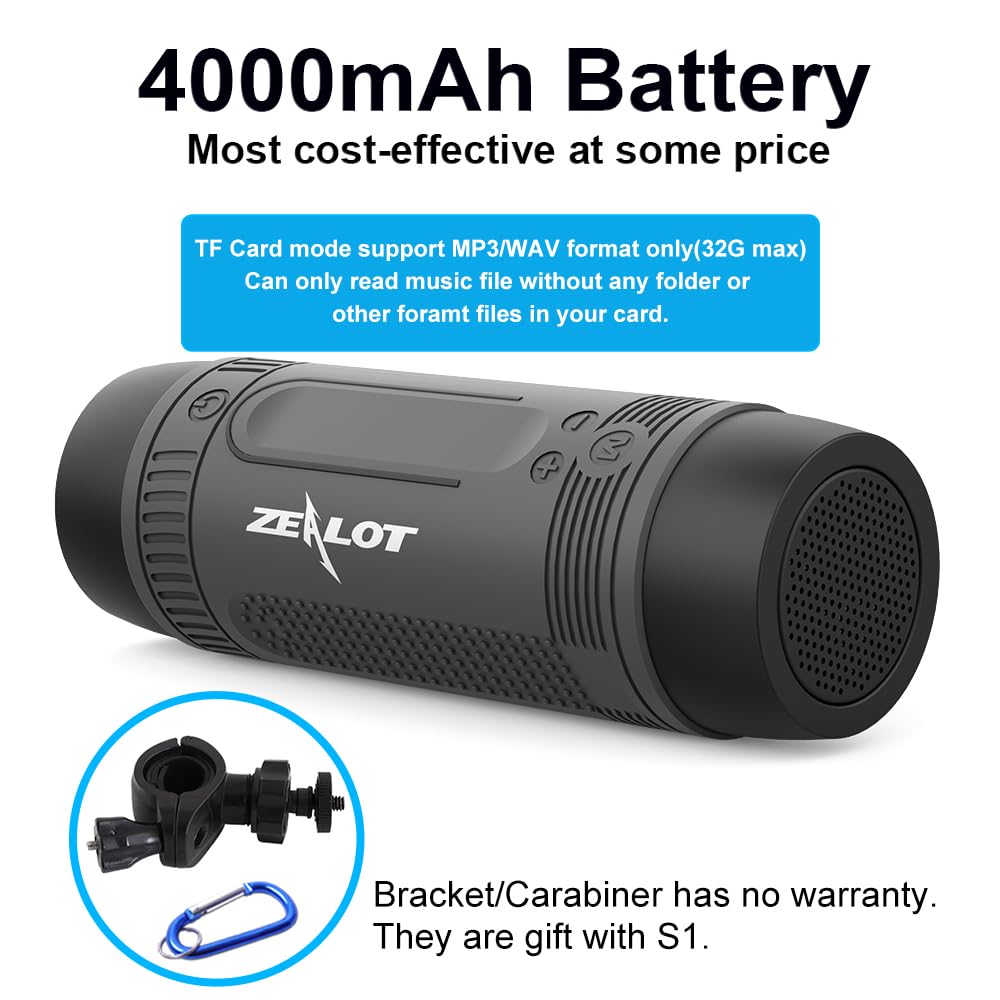 ZEALOT S1 LED torch close-up, ZEALOT light assists night cycling and camping