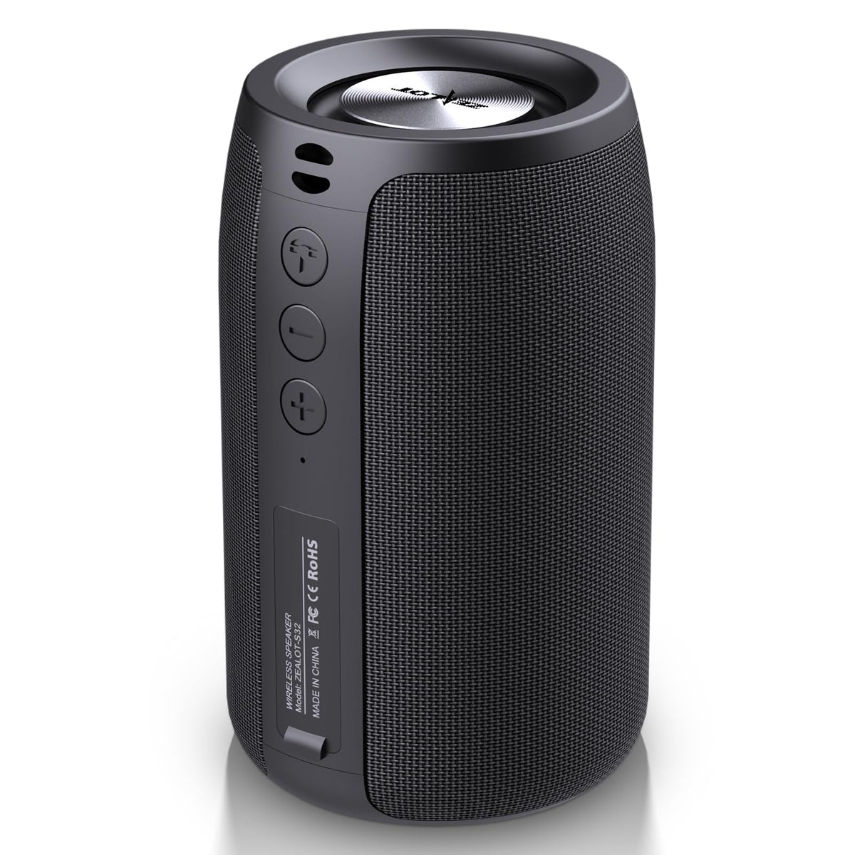 Zealot S32 portable speaker front view with compact, powerful sound