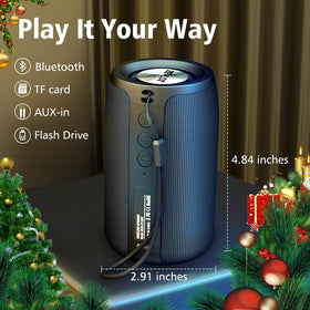 Zealot S32 portable speaker top buttons enabling quick playback control