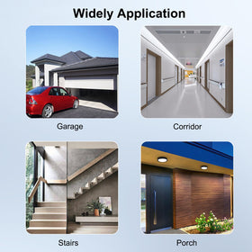 Zecamin WiFi Motion Sensor monitors multiple rooms via app.