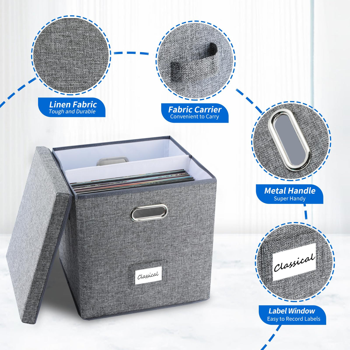 ZEDKEHO adjustable divider detail keeping records upright and safe