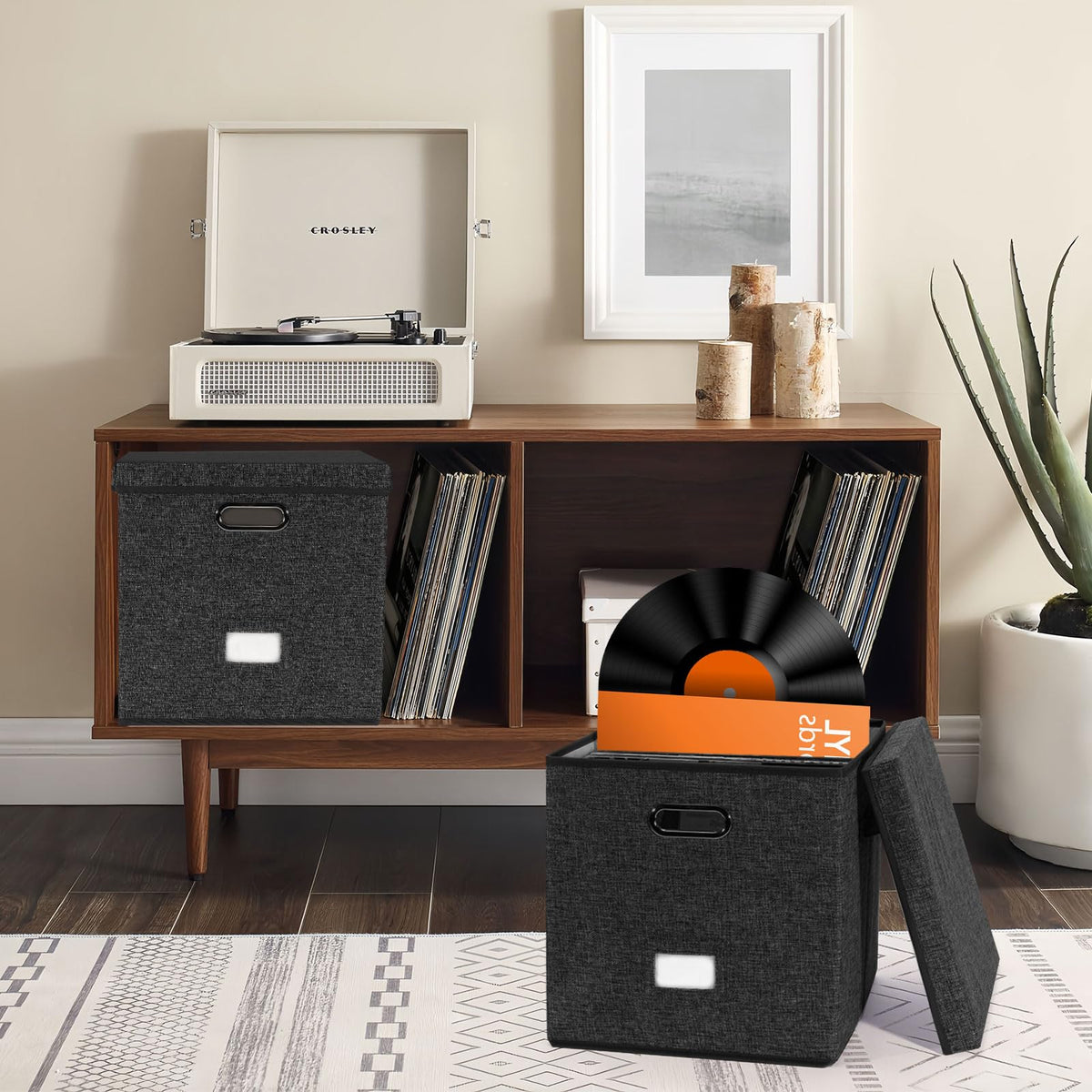 ZEDKEHO durable fabric and cardboard construction withstands moving and daily use