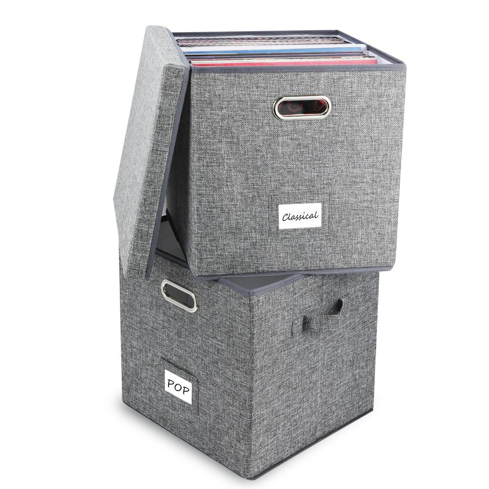 ZEDKEHO front packaging showing crate design and lid, protects records