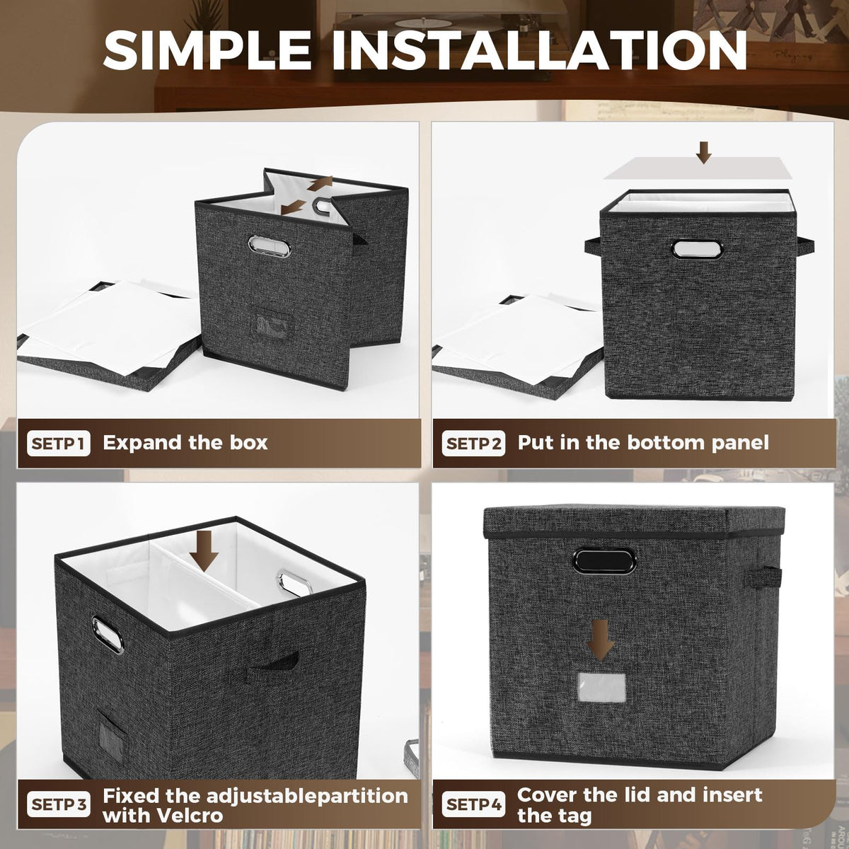 ZEDKEHO labeling system for efficient sorting of your collection