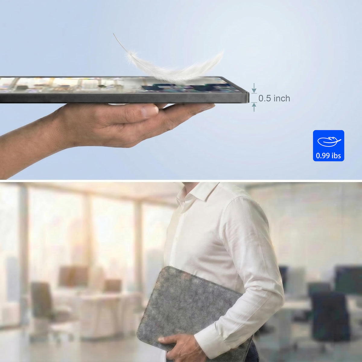 ZefcS mini-HDMI and USB-C ports shown for flexible device connections