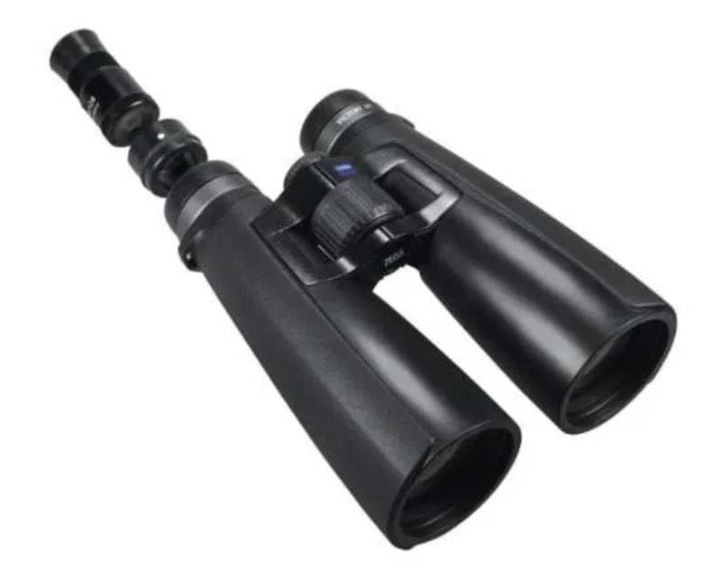 ZEISS adapter mounted on binoculars in field for extended reach