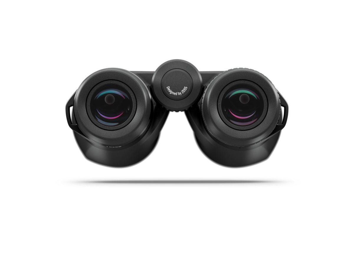 ZEISS Conquest HDX binoculars removable flip-down covers protect lenses in the field.