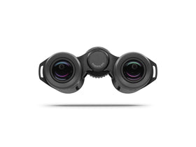 ZEISS SFL 8x30 close-up highlighting coated lenses for sharp images.
