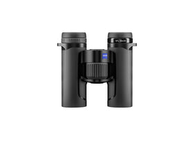 ZEISS SFL binoculars 10x30 front view for easy field use and quick viewing.
