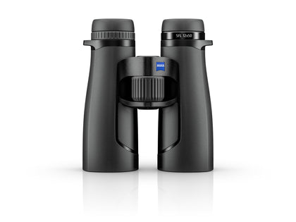 ZEISS SFL binoculars deliver bright 50mm objective view for dawn birding.