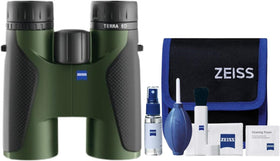 ZEISS Terra ED 8x42 binoculars front view for field use with compact rugged design.