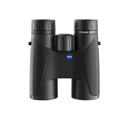 ZEISS Terra ED binoculars 10x42 waterproof for rugged all-weather viewing.