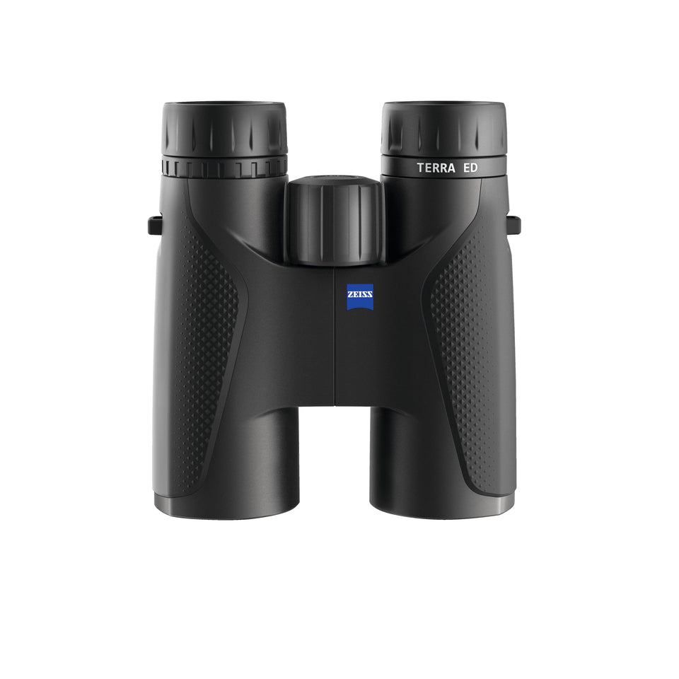 ZEISS Terra ED binoculars 10x42 waterproof for rugged all-weather viewing.