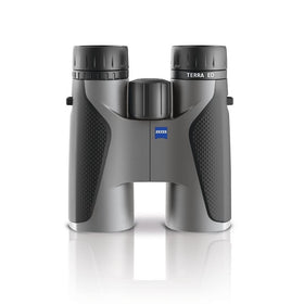 ZEISS Terra ED binoculars 8x42 waterproof for clear birdwatching in wet weather.
