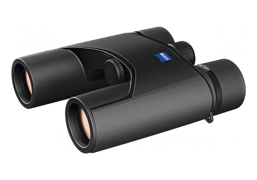 ZEISS Victory Pocket 8x25 with bright image from Schott glass for sharp detail.