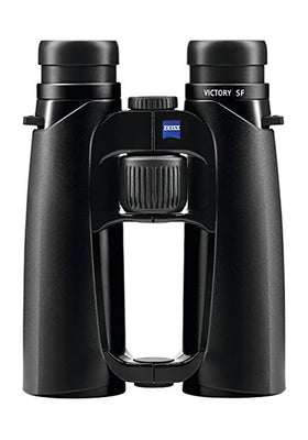 ZEISS Victory SF binoculars front view showing ergonomic design for stable long-range viewing