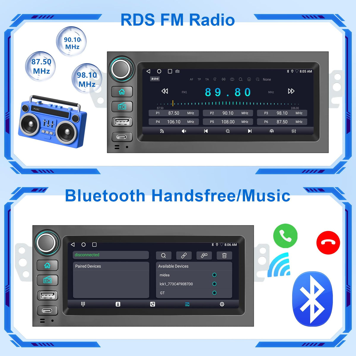 Zeminba Android 15 system delivering smooth performance.