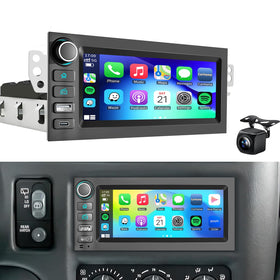 Zeminba car stereo with wireless CarPlay for safer navigation.