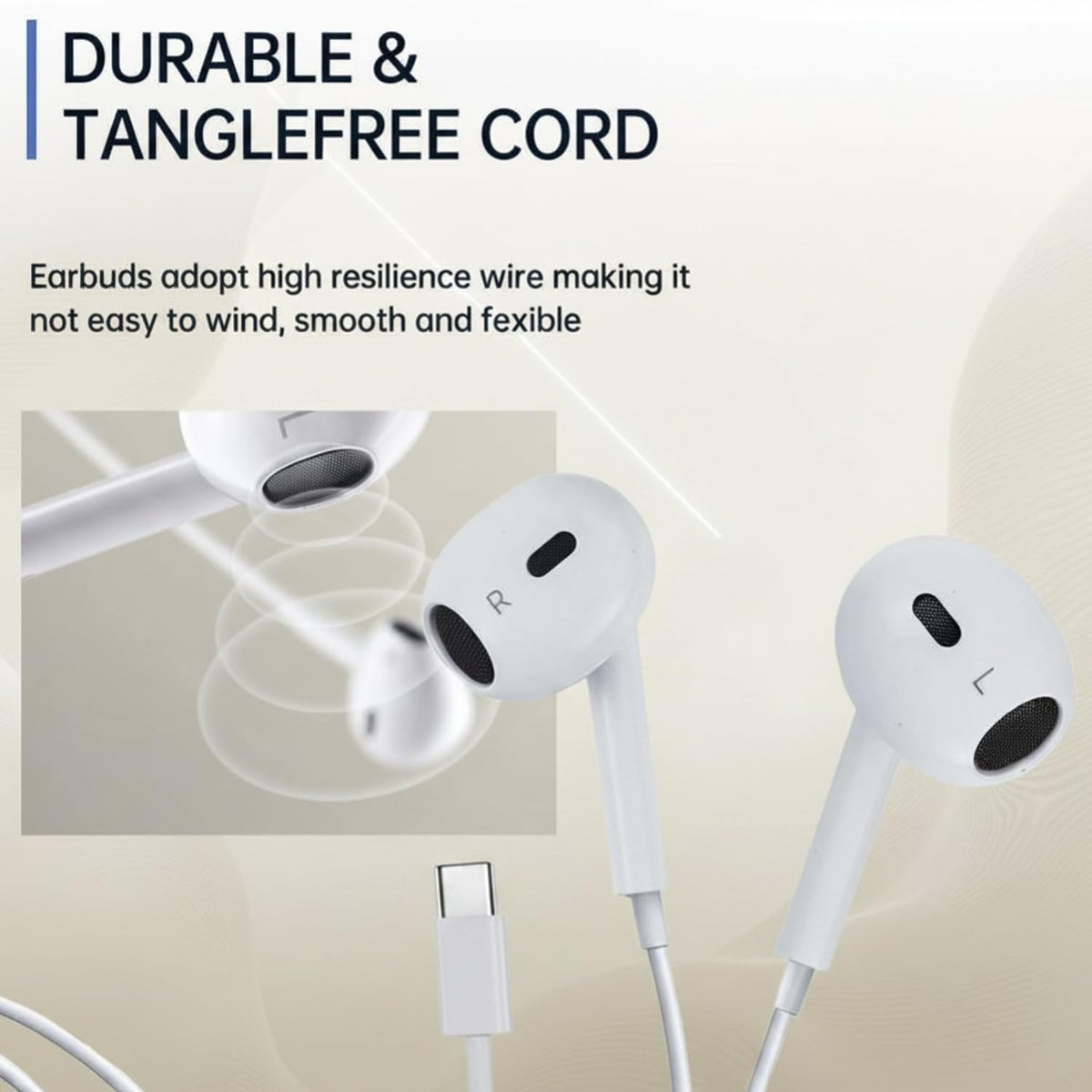 ZENBEL headphones include inline volume and call control for quick adjustments