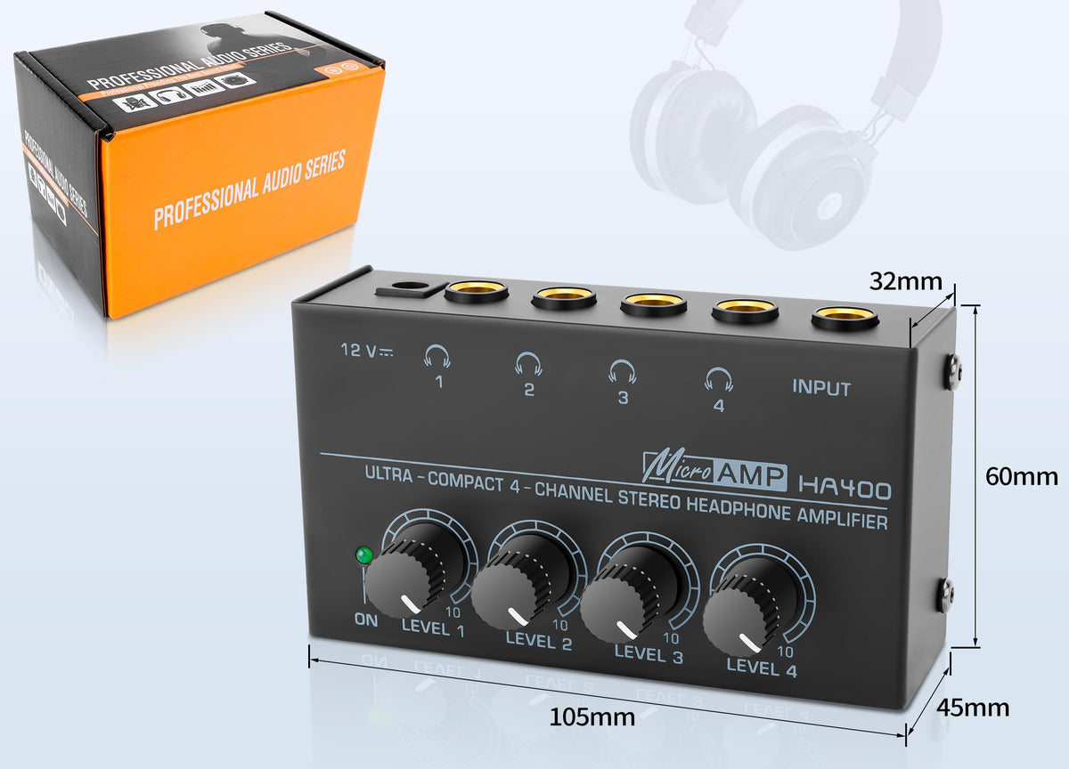 Zendstanding HA400 in live performance setup enabling shared monitoring