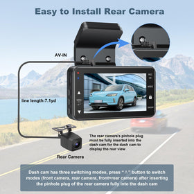 Zengest dash cam ADAS alerts help with lane keeping and forward collision warnings