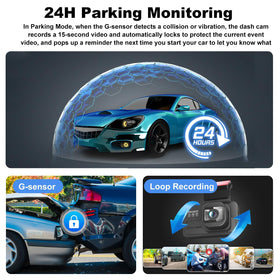 Zengest dash cam night vision enhances visibility in low light