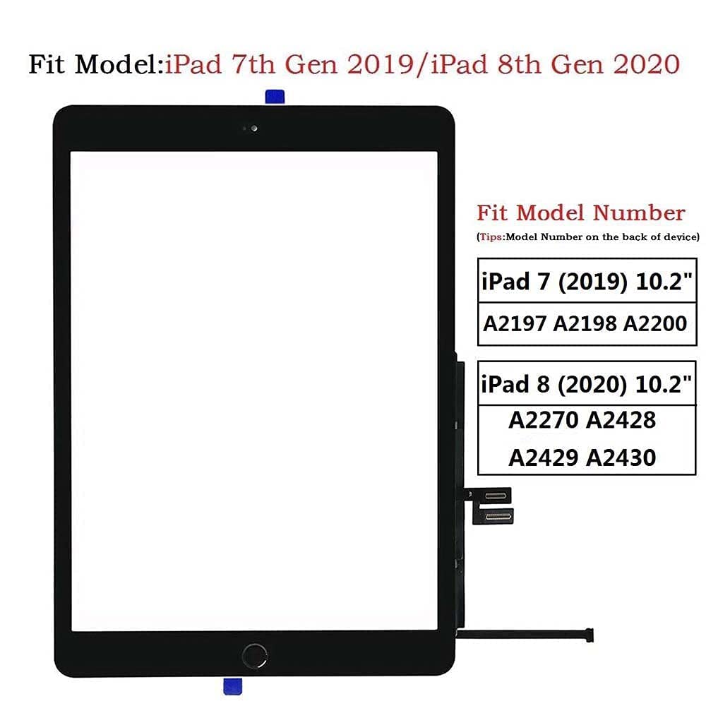 Zentop iPad 10.2 home button kit for reliable replacement.