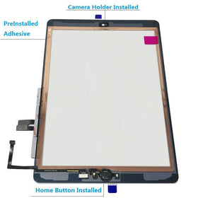 Zentop iPad 6th Gen kit shows preinstalled adhesive for secure, easy alignment.