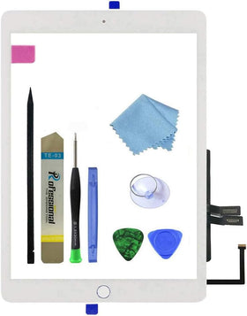 Zentop iPad 6th Gen digitizer assembly with pre-installed adhesive for quick replacement.
