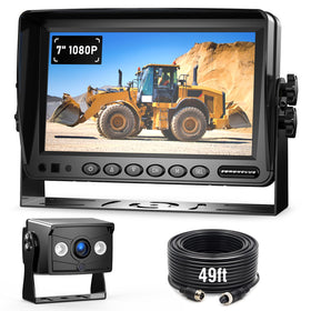 ZEROXCLUB 7-inch 1080p monitor provides crisp rear view for daytime and night driving