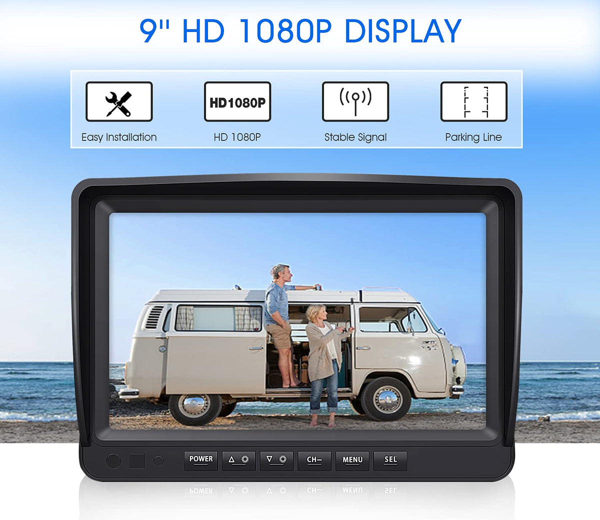 ZEROXCLUB B904 DVR loop recording captures driving footage for security