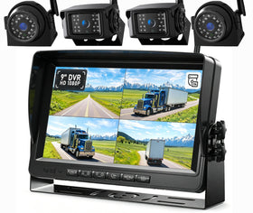 ZEROXCLUB B904 9-inch monitor displaying clear rear-view visibility for safer driving