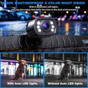 IP69K waterproof rear camera for all-weather performance