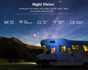 ZEROXCLUB night vision side camera provides clearer images in low light conditions.